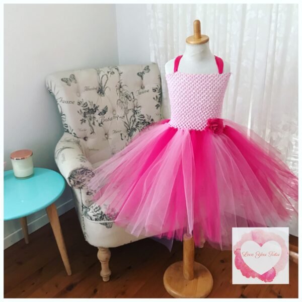 Pink & fuchsia tutu dress