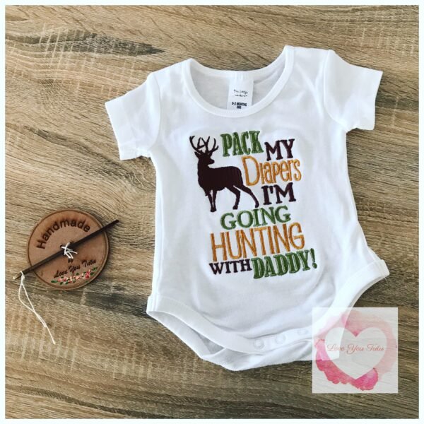 Embroidered Hunting design