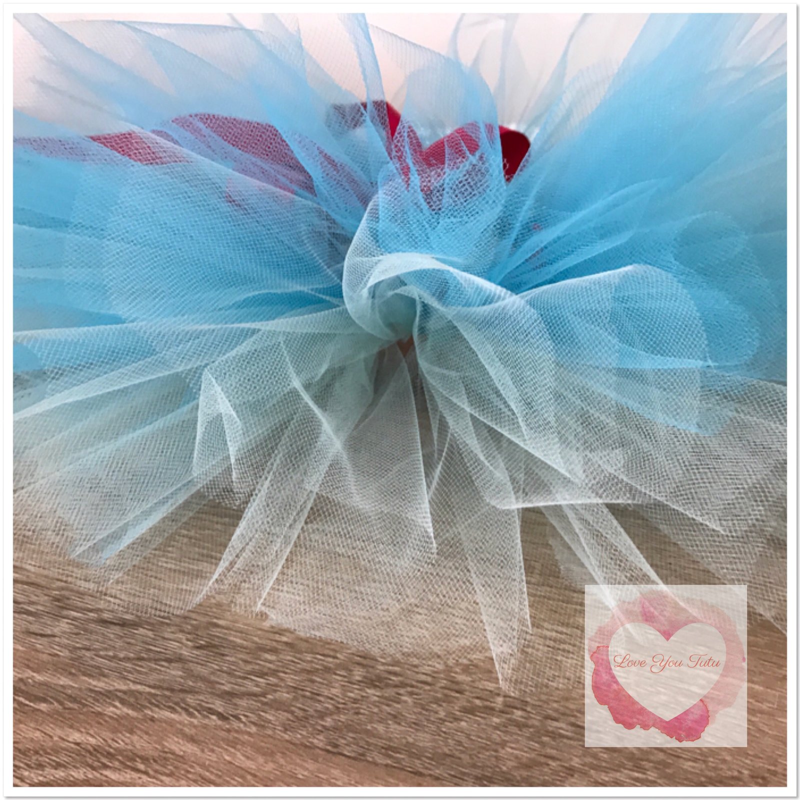 Turquoise & mint short tutu skirt - Image 2