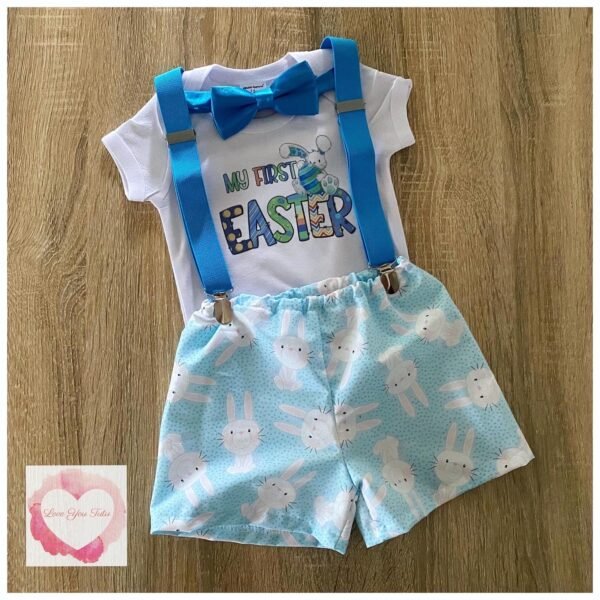 My first Easter shorts 3 piece set