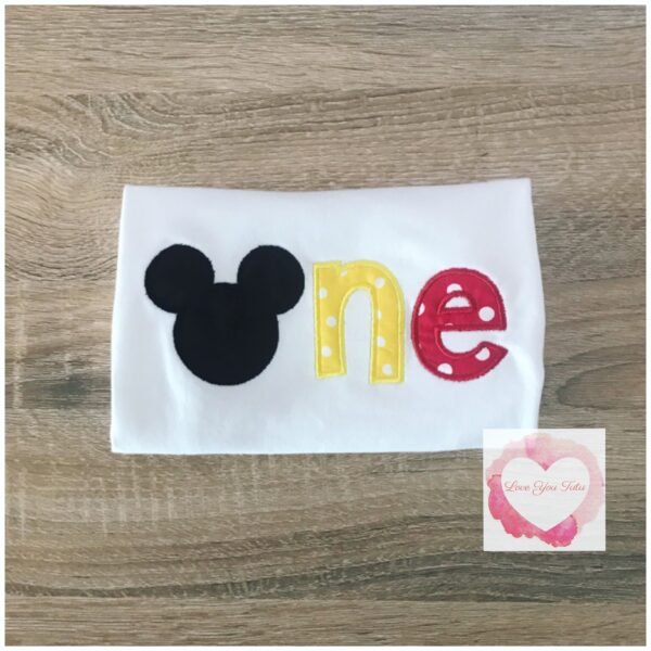 Embroidered Mouse-boy one design