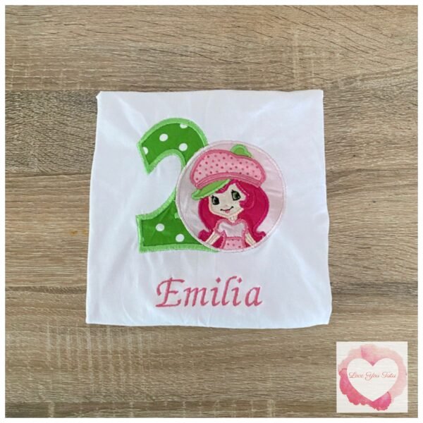 Embroidered Strawberry design