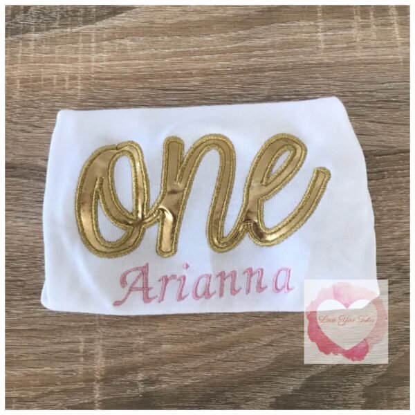 Embroidered one design