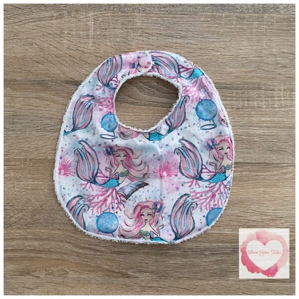 Mermaid bib -ready to ship