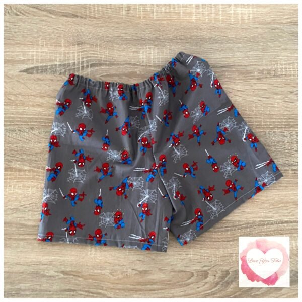Spiderman shorts size 5- ready to ship
