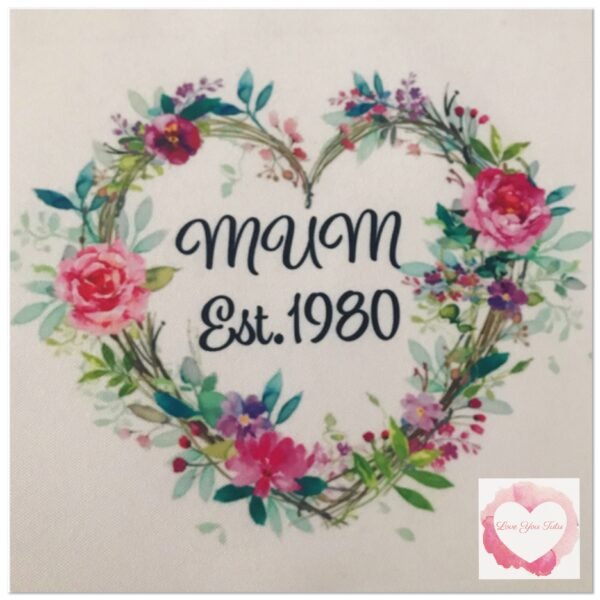 Mum est. personalised tote bag - Image 2