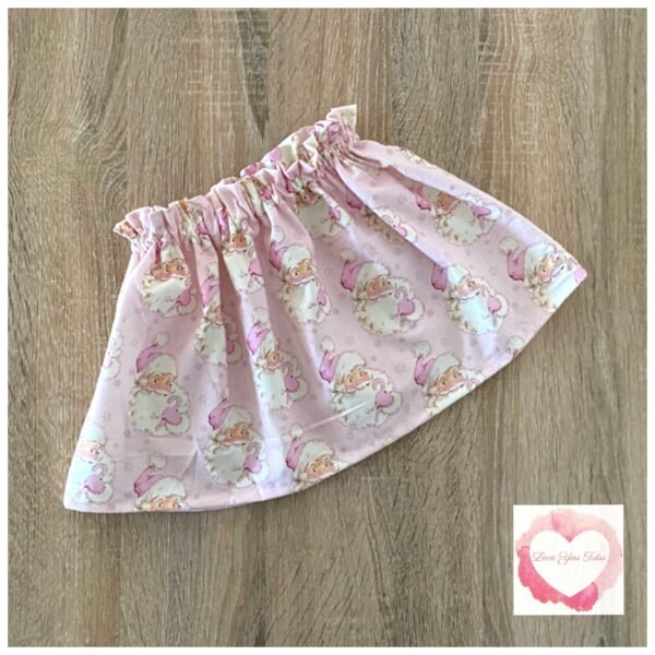 Pink Santa paperbag skirt release - ready to ship
