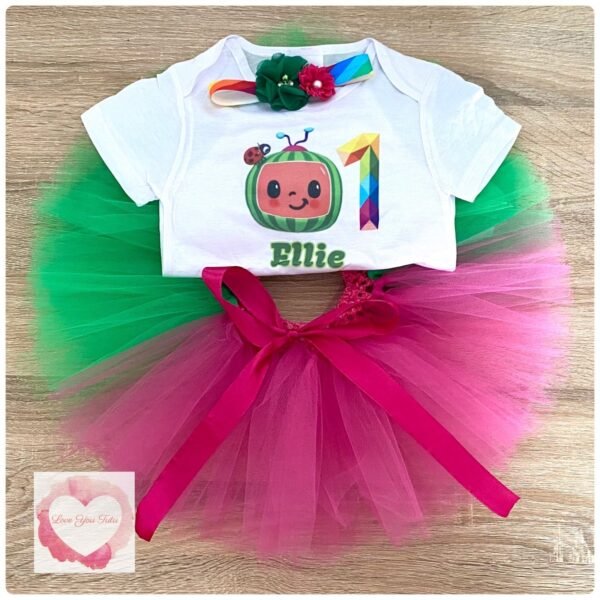 Melon personalised tutu set