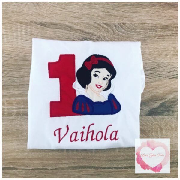 Embroidered princess design
