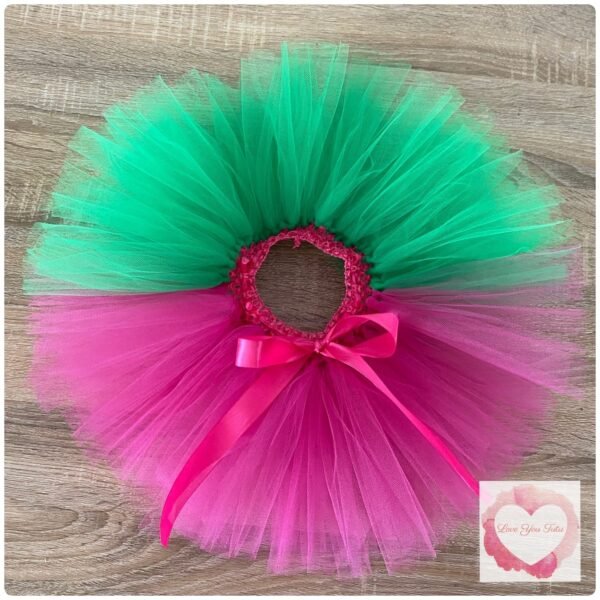 Watermelon short tutu 1-3 years -ready to ship