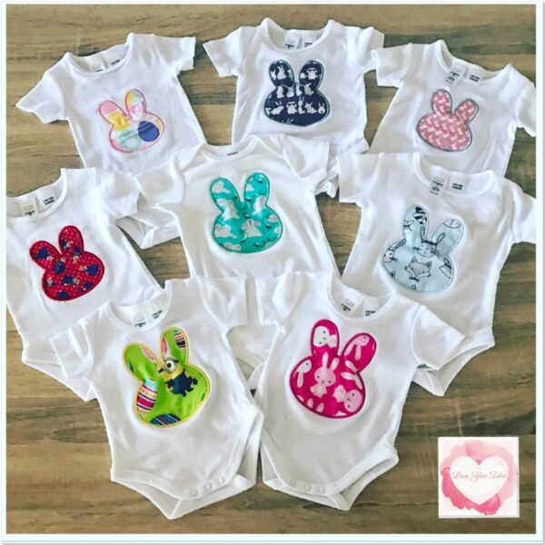 Embroidered Easter appliqué design