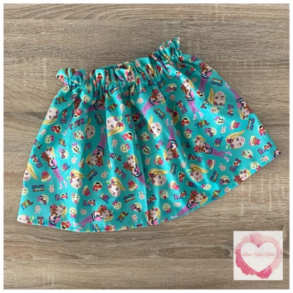 JoJo Siwa paperbag skirt- size 5-6  -ready to ship