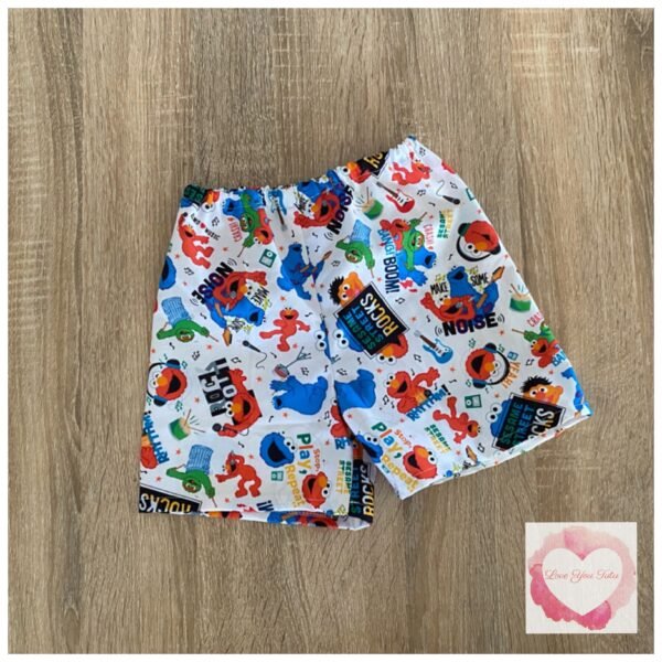 Sesame Street shorts size 2- ready to ship