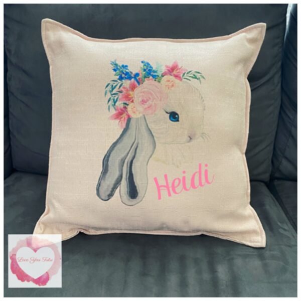 Personalised Bunny cushion