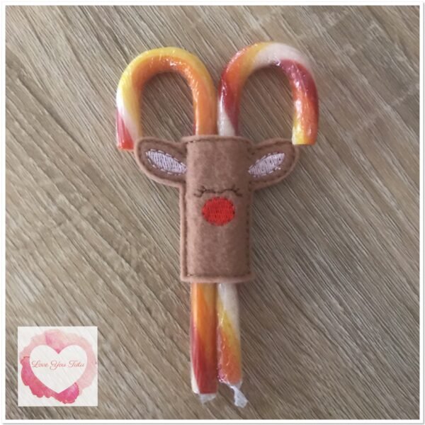 Reindeer candy cane holder - Image 3