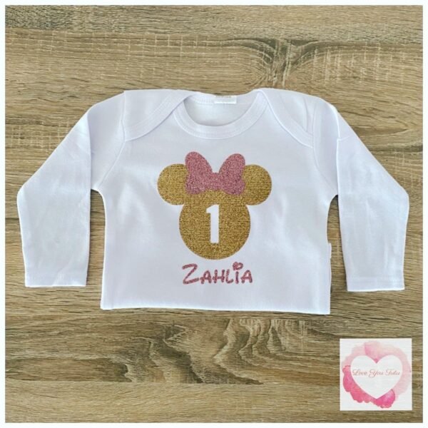 Mouse-girl glitter design