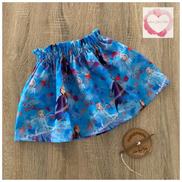 Frozen paperbag skirt- size 3-4 -ready to ship