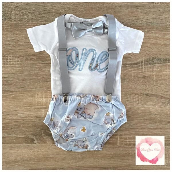 Dumbo 1st birthday set size 0- ready to ship