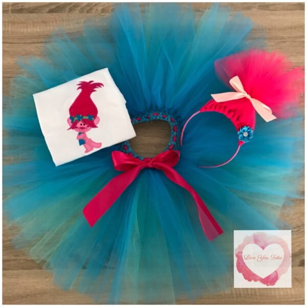 Embroidered Princess tutu set