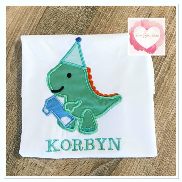 Embroidered Cute dinosaur design