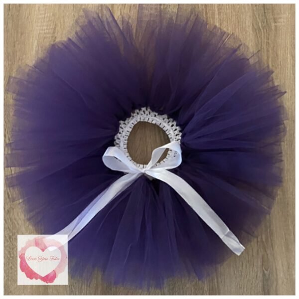 Deep purple short tutu 1-5 years -ready to ship