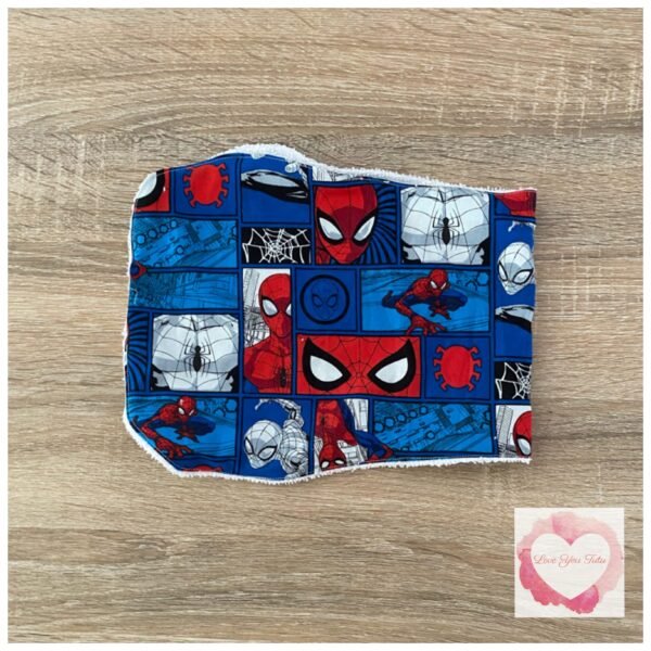 Spiderman burp cloth