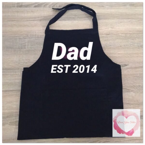 Personalised dad apron