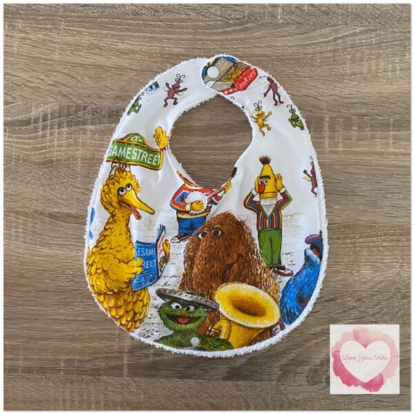 Vintage Sesame Street bib -ready to ship