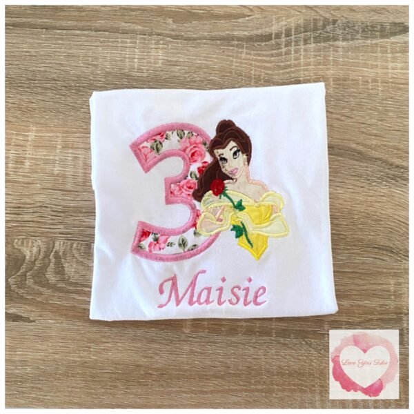 Embroidered princess design