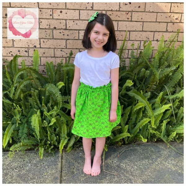 The Grinch paperbag skirt release - ready to ship - Image 2