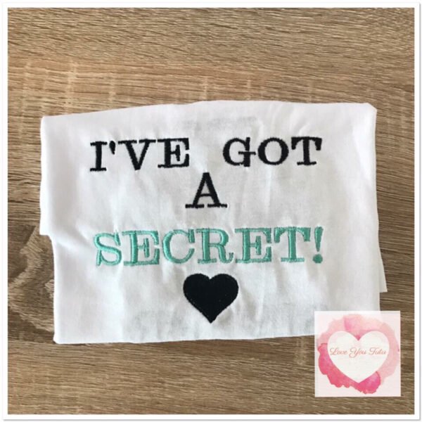 I’ve got a secret double sided embroidered design - Image 3