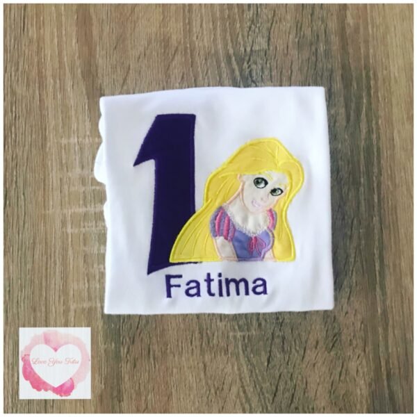 Embroidered princess design