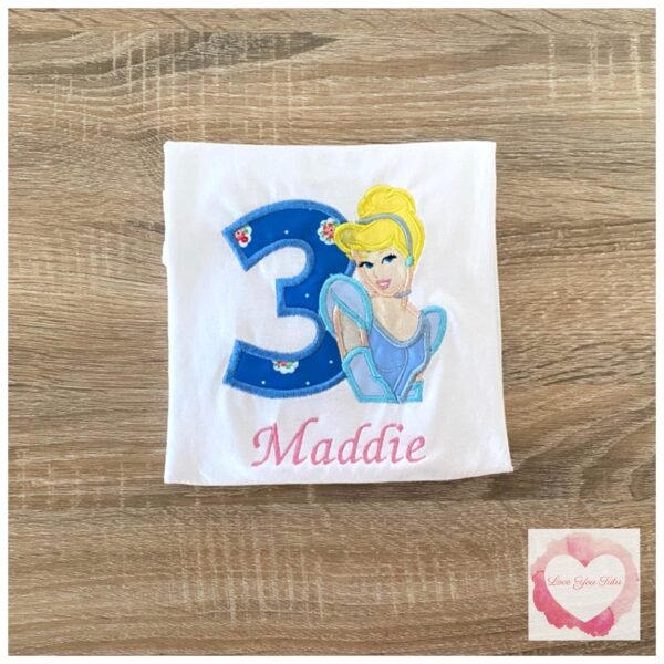 Embroidered princess design