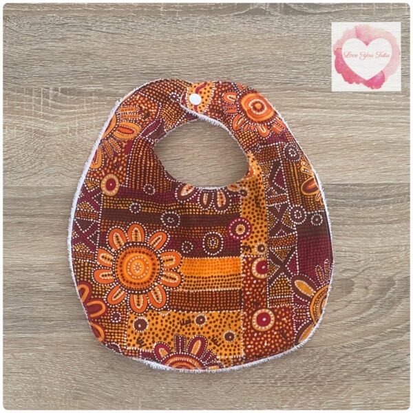 Indigenous print bib -ready to ship