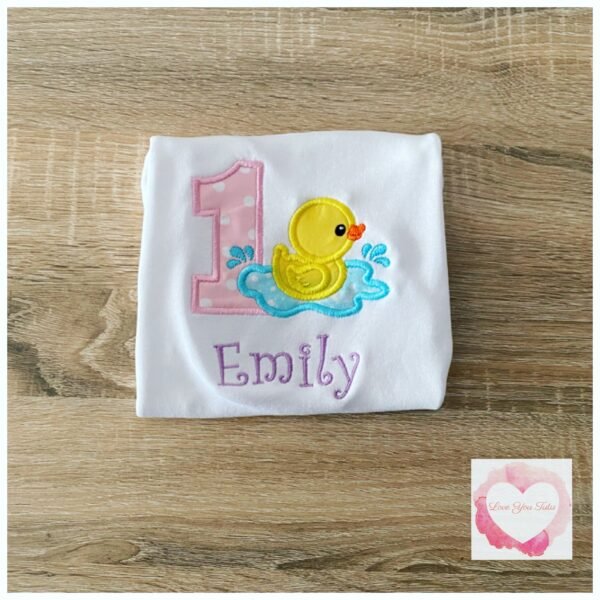Embroidered Ducky design