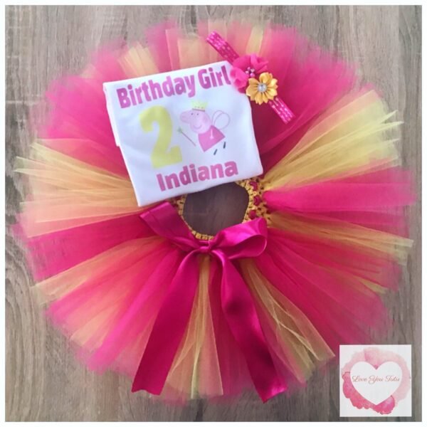 Pig personalised tutu set