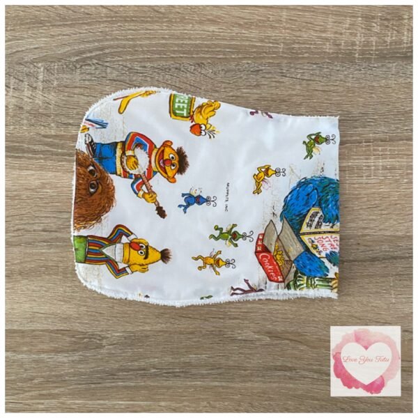 Vintage Sesame Street burp cloth