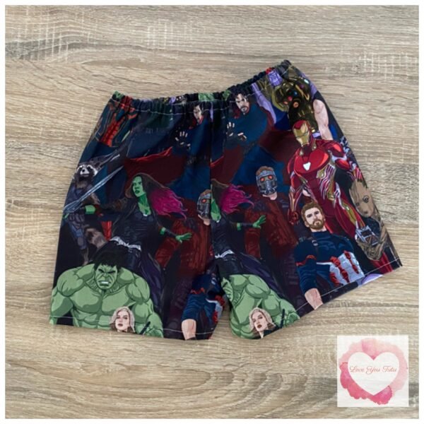 Marvel shorts size 4- ready to ship