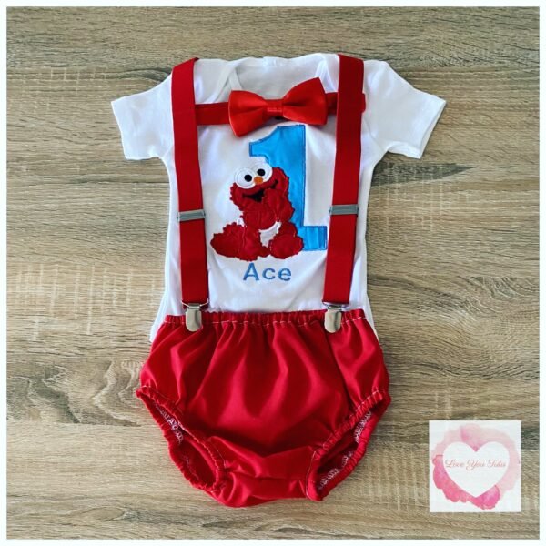 Red monster 3 piece set