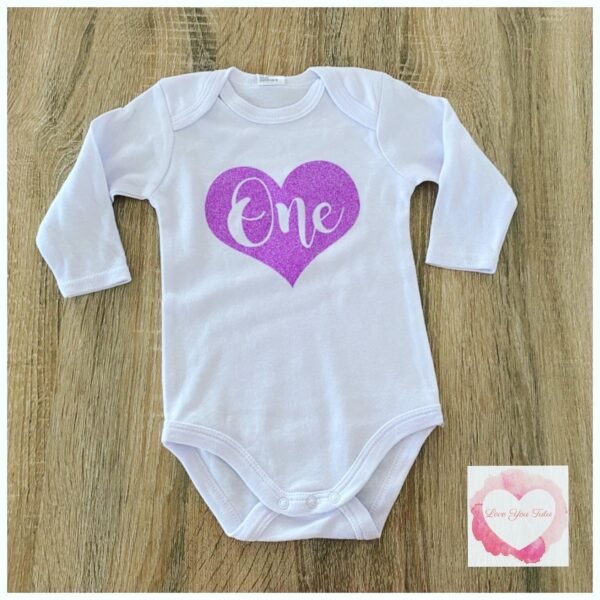 Lilac glitter one design