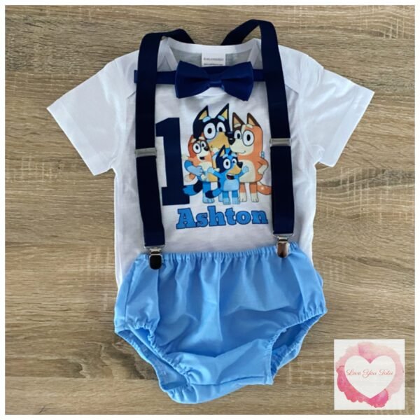 Blue dog 3 piece set