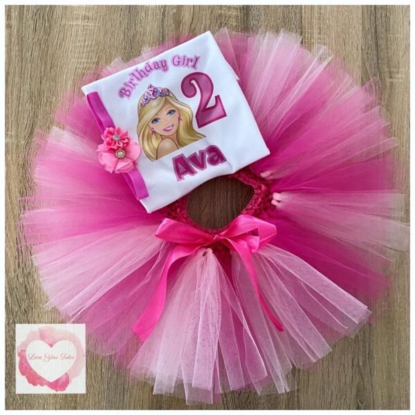 Doll personalised tutu set