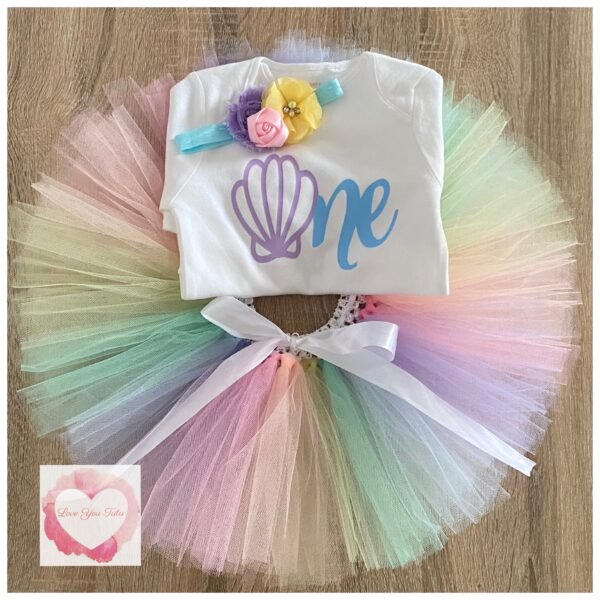 Seashell one tutu set