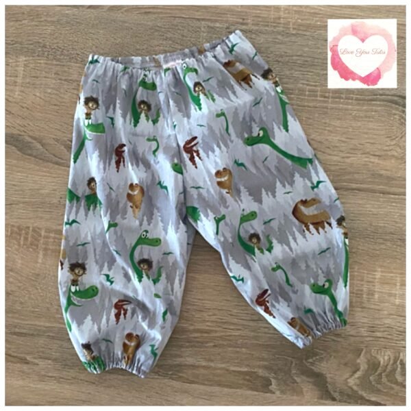 Dinosaur harem pants size 1-ready to ship