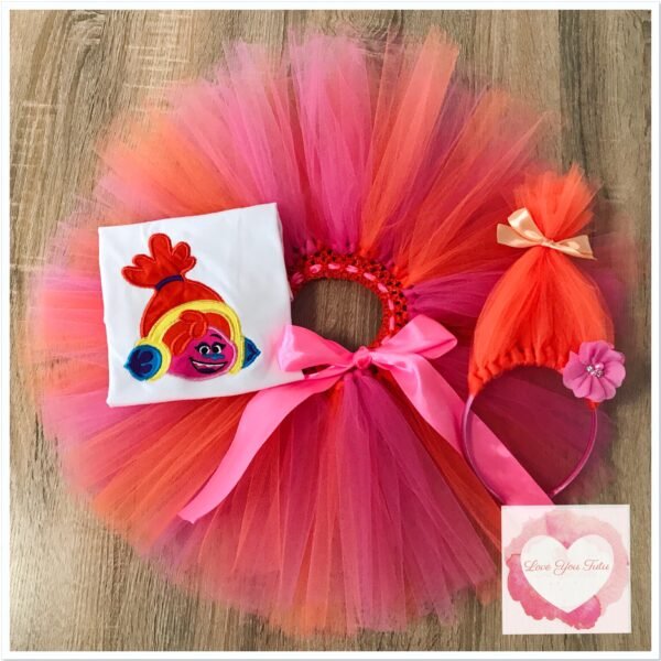 Embroidered DJ tutu set