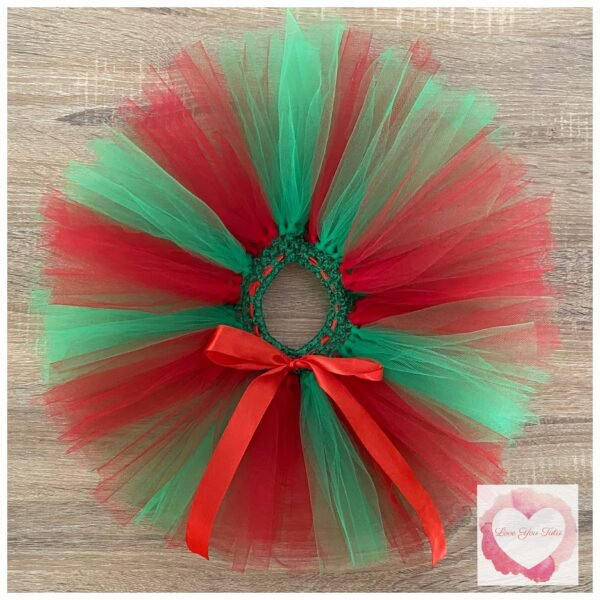 Christmas short tutu 1-5 years -ready to ship