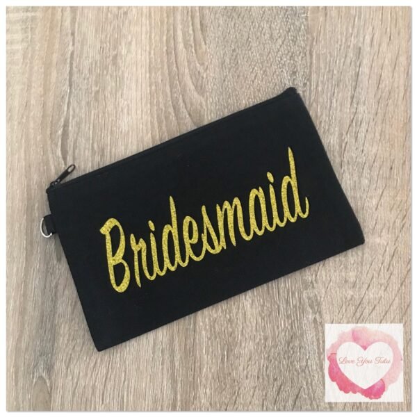 Bridesmaid make up bag