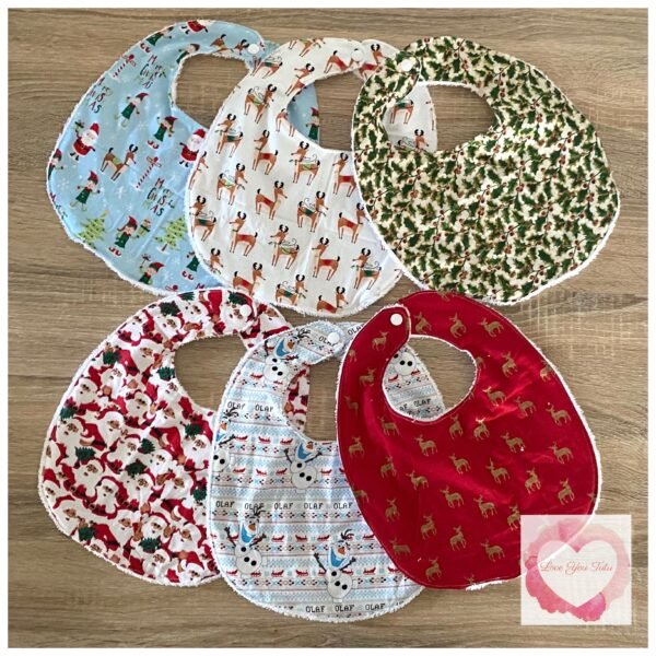 Christmas traditional bibs -ready to ship - Image 2
