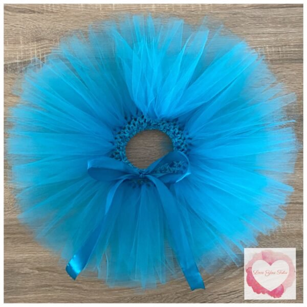 Turquoise short tutu 1-5 years -ready to ship
