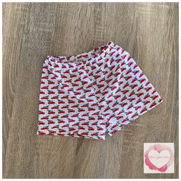 Christmas Ute shorts size 000- ready to ship
